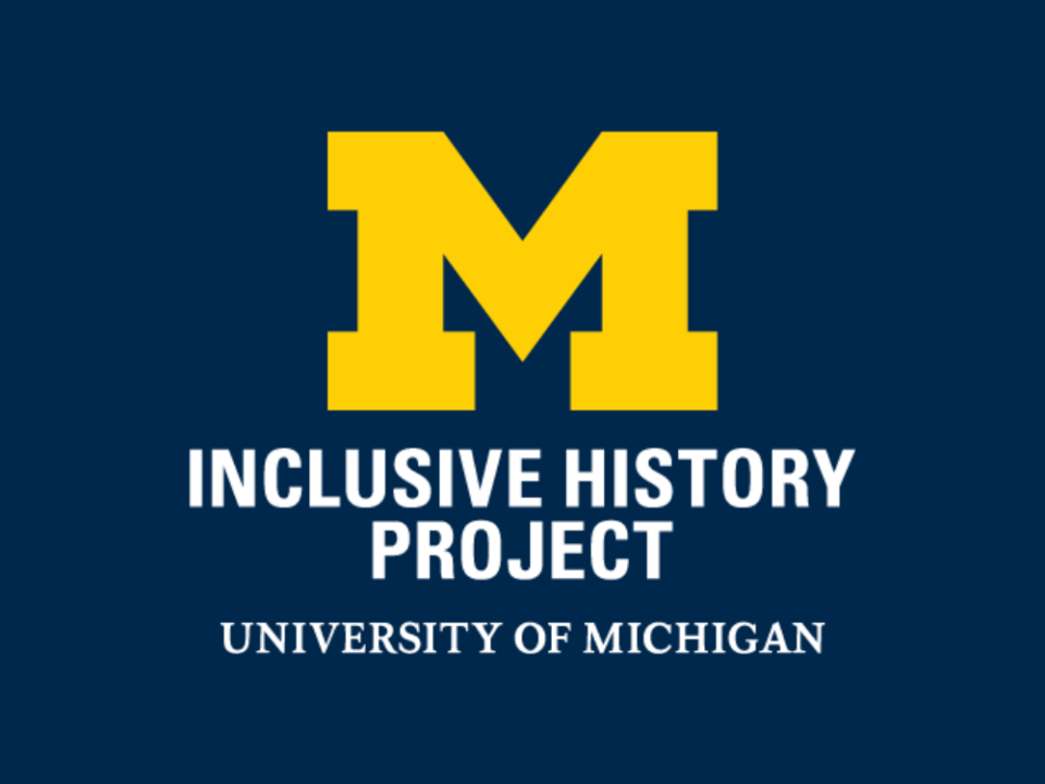 The logo of the Inclusive History Project at the University of Michigan