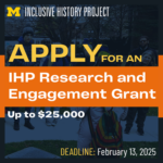 Decorative thumbnail promoting the IHP Research and Engagement Grant